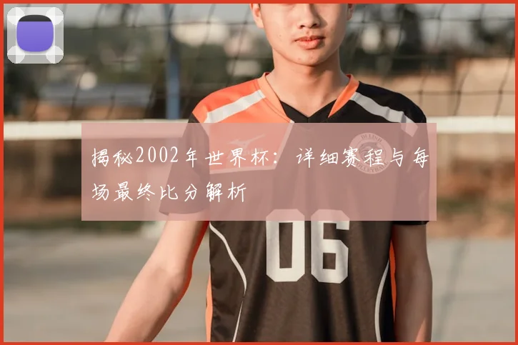 揭秘2002年世界杯:详细赛程与每场最终比分解析